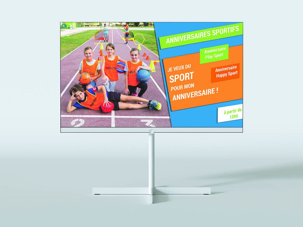 Mockup écran Anniversaire Sportifs Decathlon