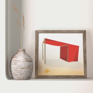 flat "tente rouge"