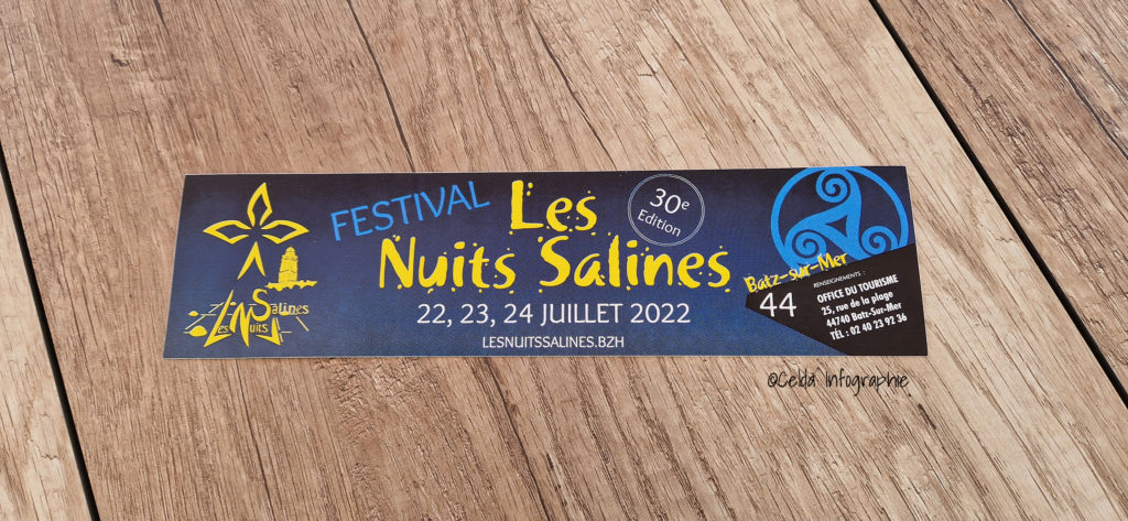 Autocollant des Nuits Salines 2022