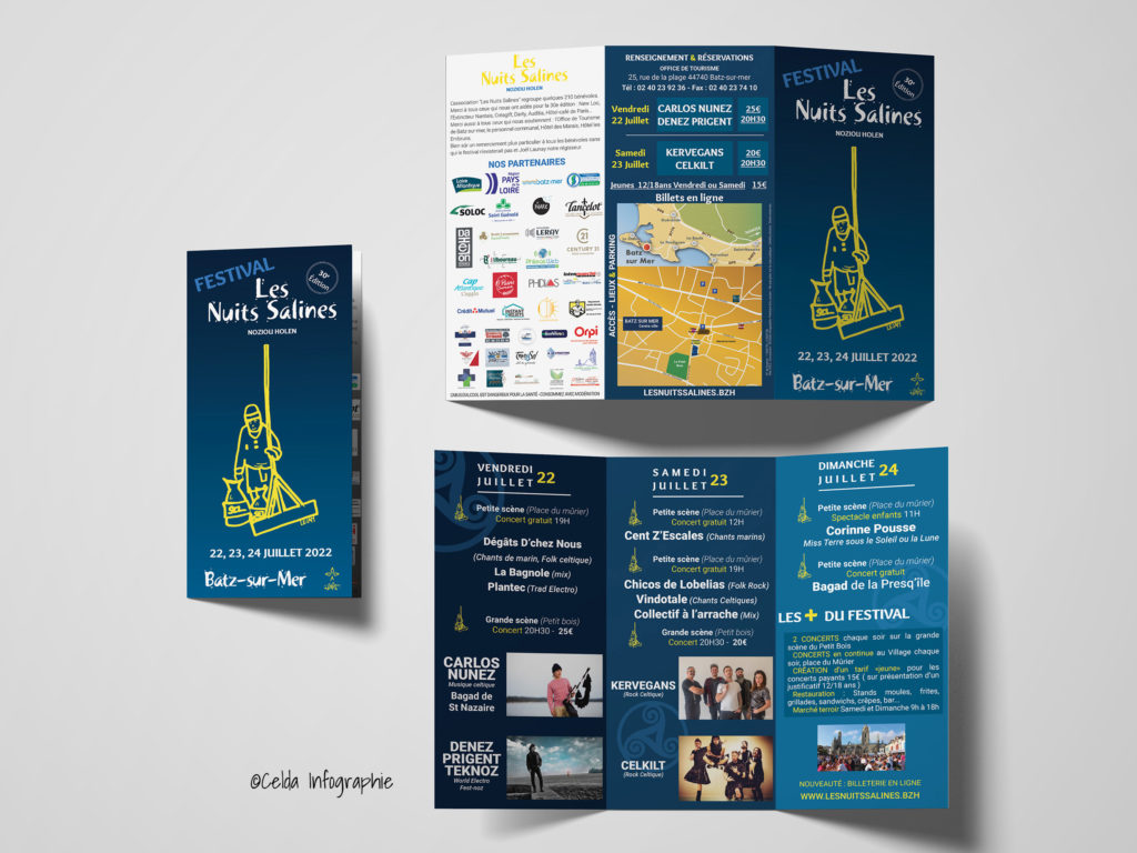 Dépliant programme des Nuits Salines 2022