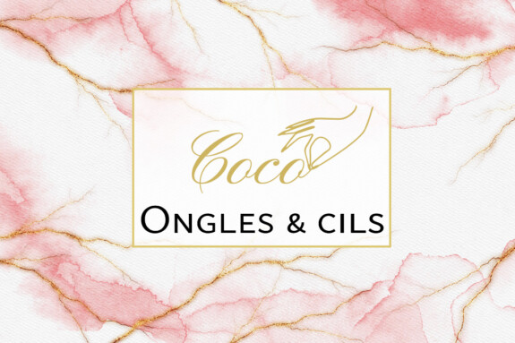 Carte de visite "Coco" Ongles & Cils Recto