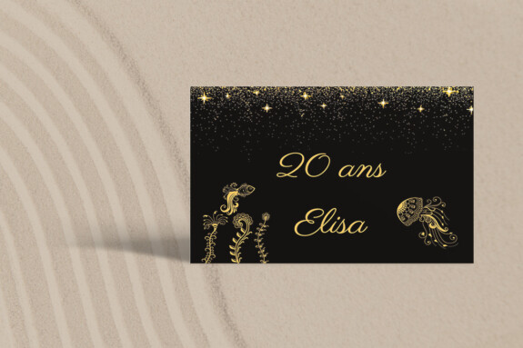 Carton invitation anniversaire